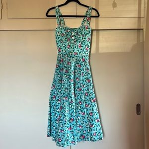 Pinup Couture Nancy Blue Lemonade Dress S